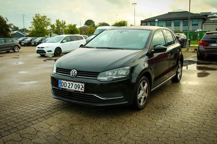 Sort VW Polo fra 2016
