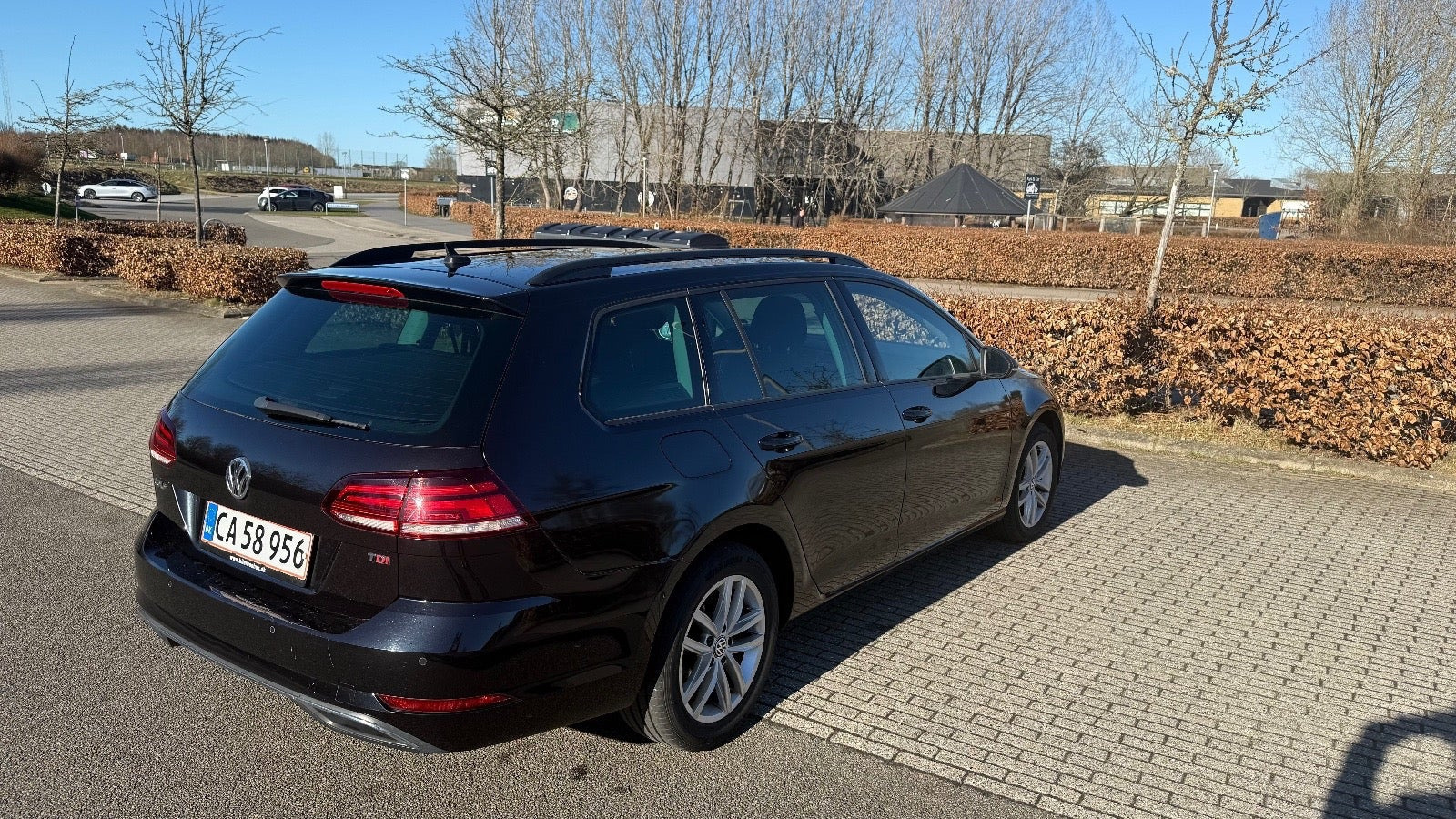 Sort VW Golf VII fra 2017