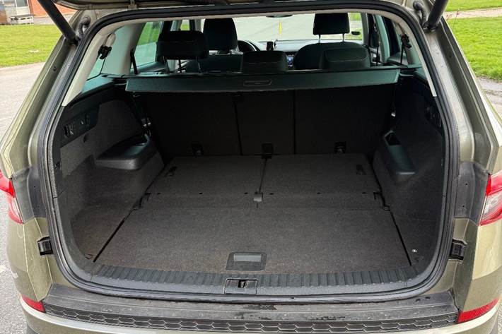 Grøn Skoda Kodiaq fra 2017