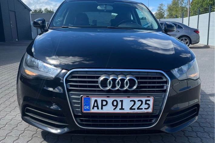 Sort Audi A1 fra 2011