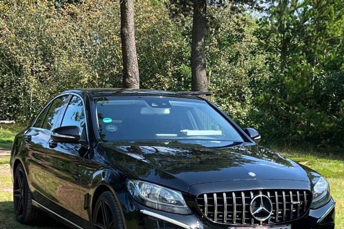 Sort Mercedes C220 fra 2014