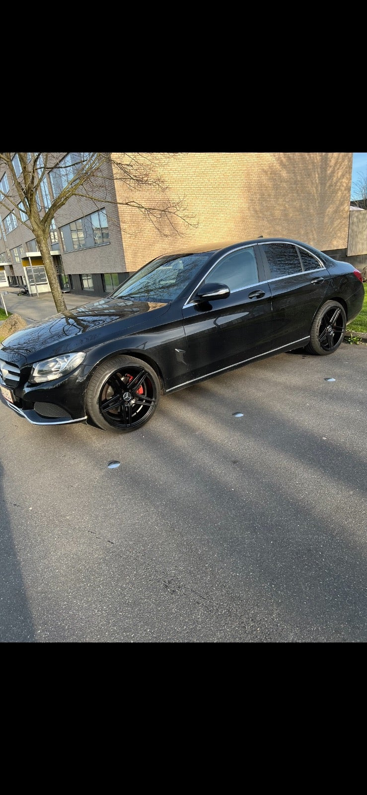 Sort Mercedes C220 fra 2014