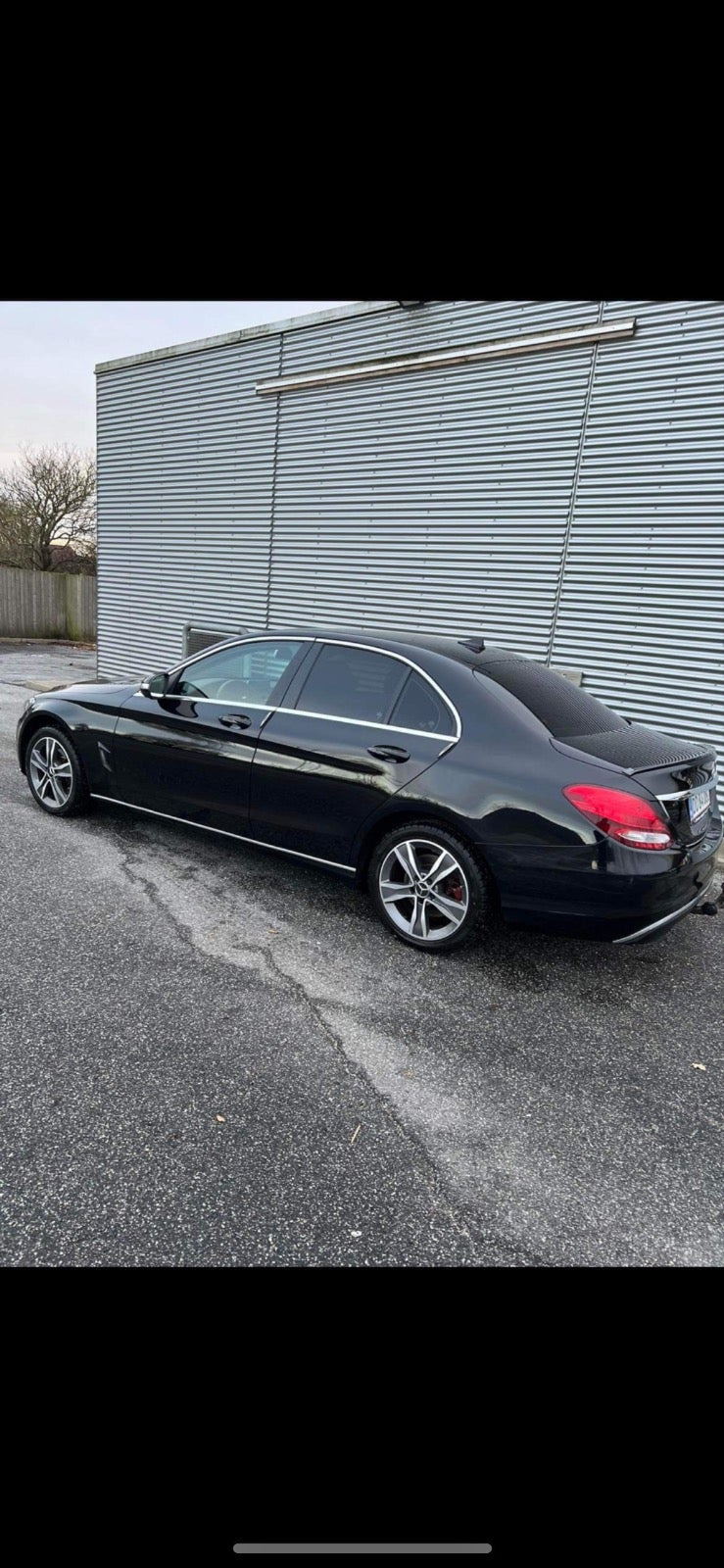 Sort Mercedes C220 fra 2014