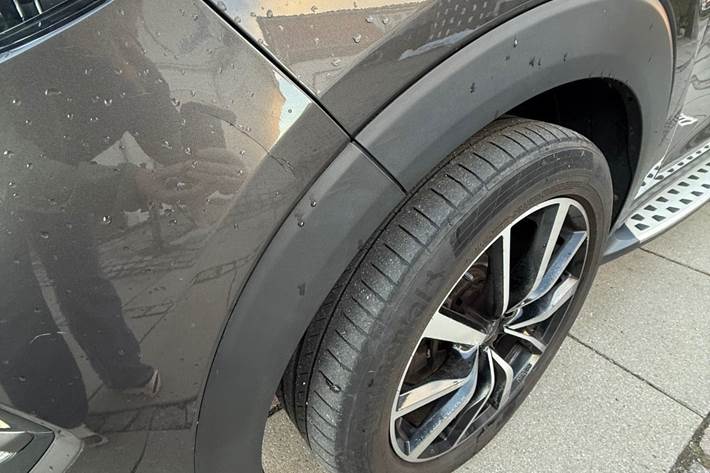Grå Hyundai Tucson fra 2017