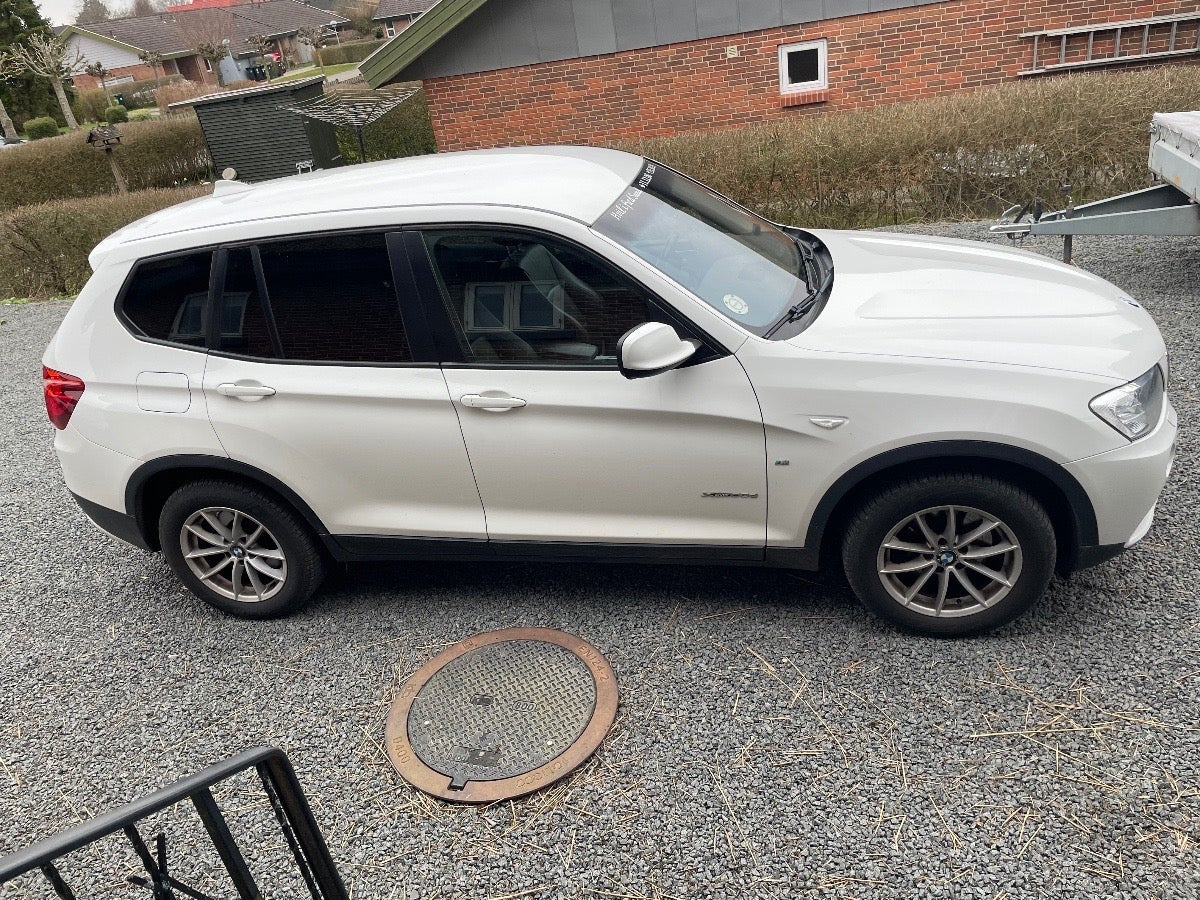 Hvid BMW X3 fra 2014