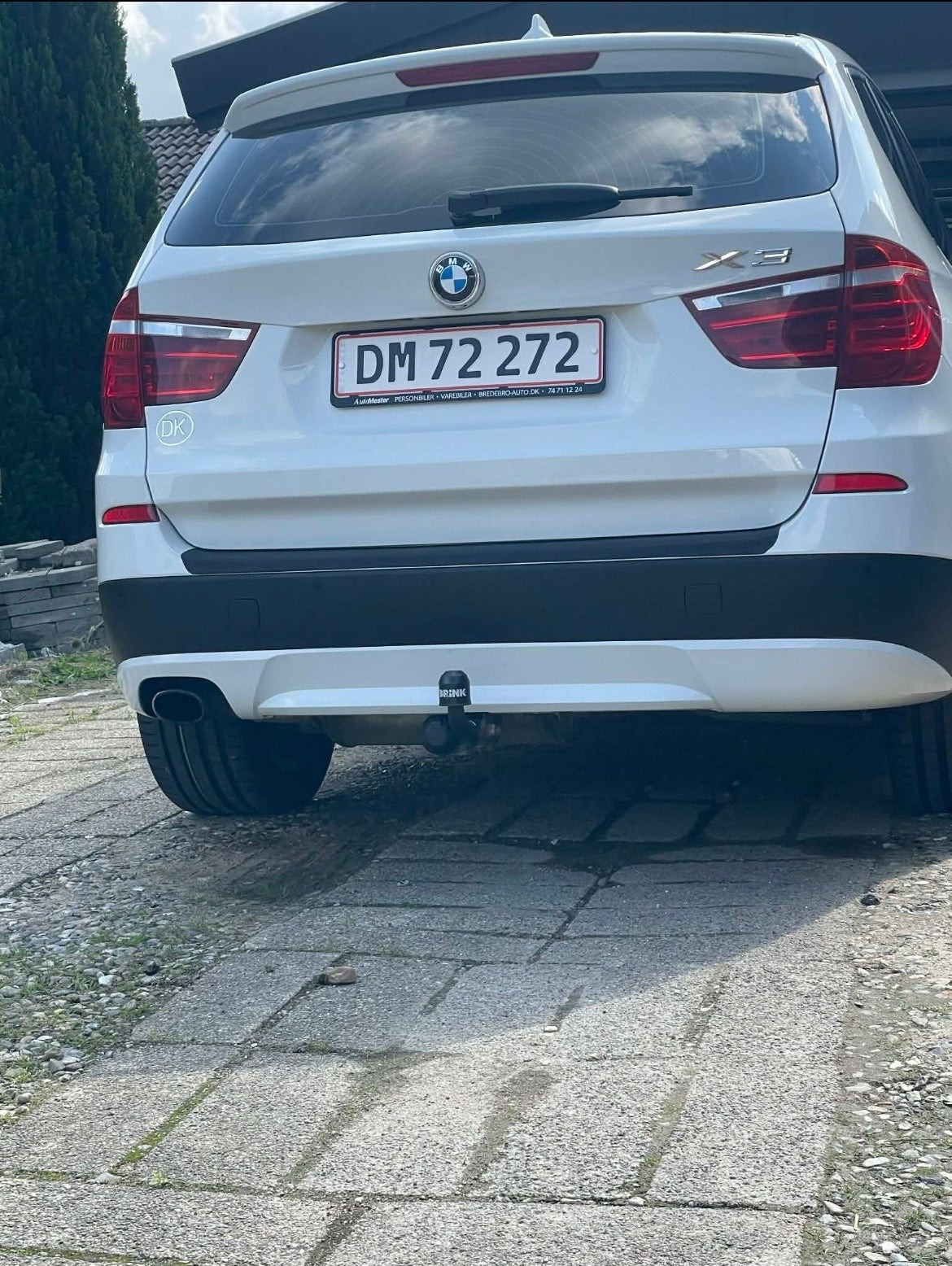 Hvid BMW X3 fra 2014