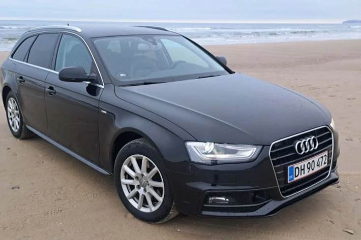 Sort Audi A4 fra 2015