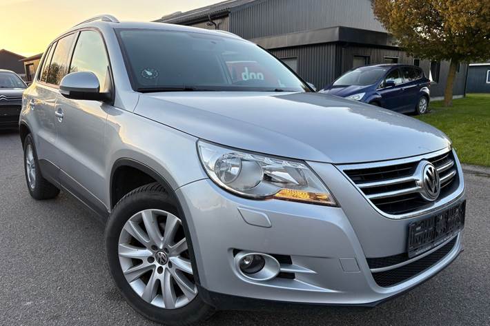 Sølv VW Tiguan fra 2010