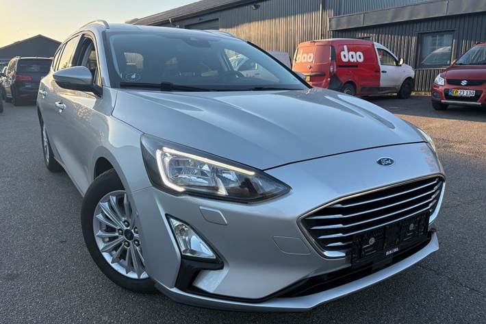 Sølv Ford Focus fra 2020
