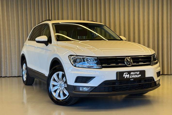 Hvid VW Tiguan fra 2019