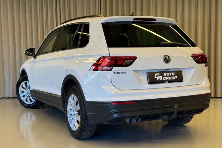 Hvid VW Tiguan fra 2019