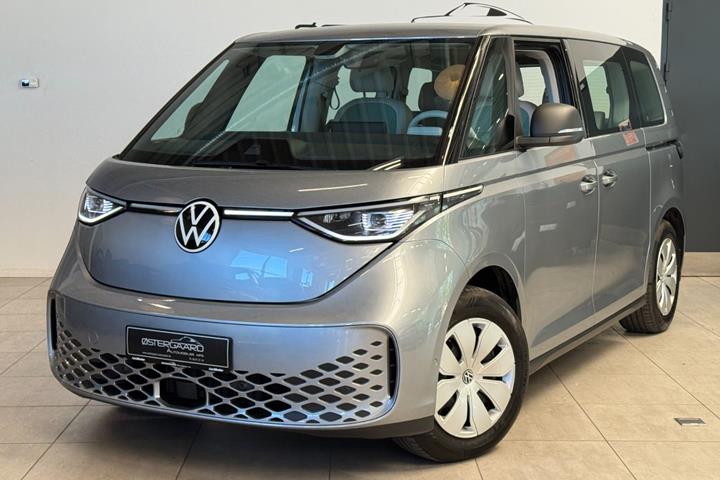Sølv VW ID.Buzz fra 2025 set udefra