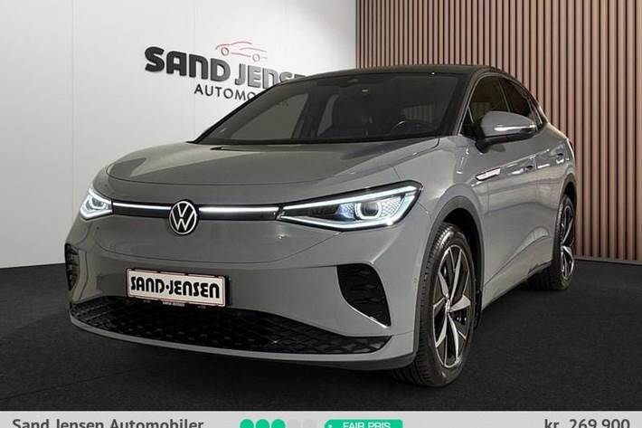 Grå VW ID.5 fra 2022 set udefra