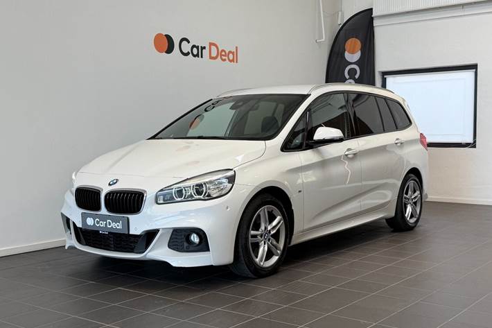 Hvid BMW 220d fra 2017