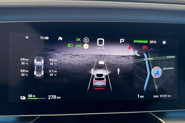 Grå BYD Sealion 7 fra 2025
