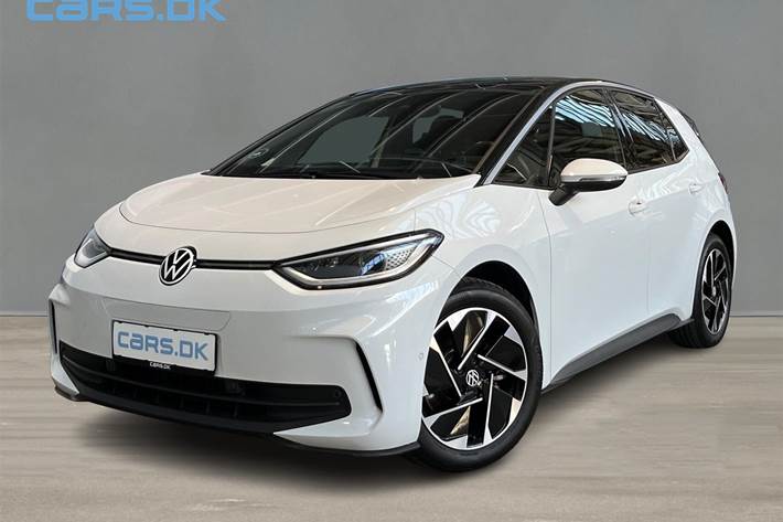 Hvid VW ID.3 fra 2025 set udefra