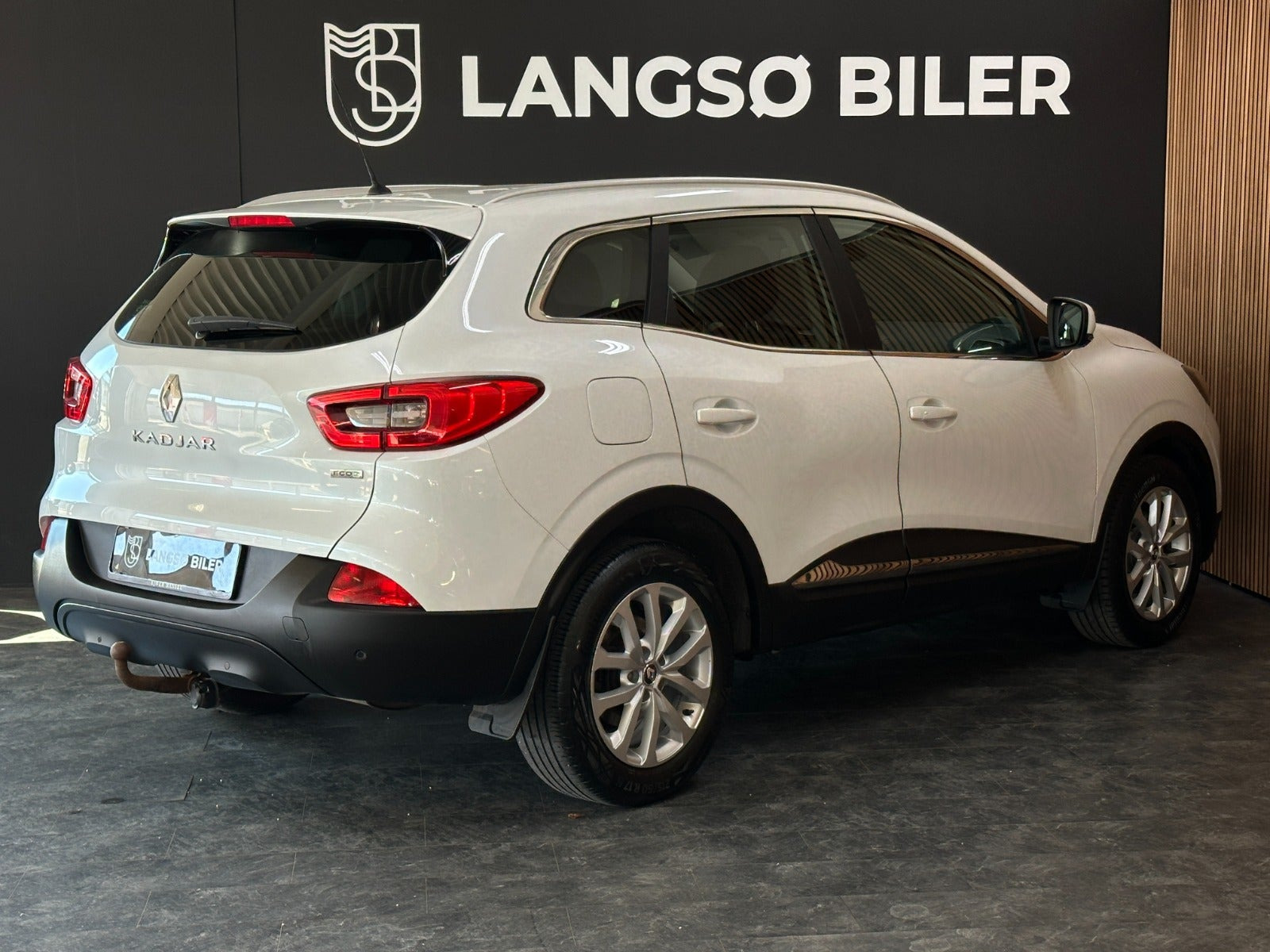 Hvid Renault Kadjar fra 2016