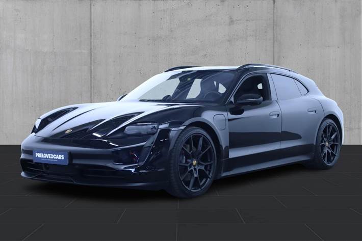 Sort Porsche Taycan fra 2022