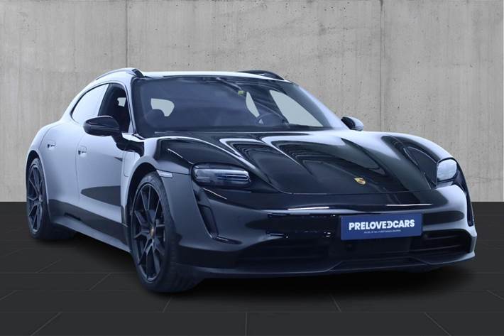 Sort Porsche Taycan fra 2022
