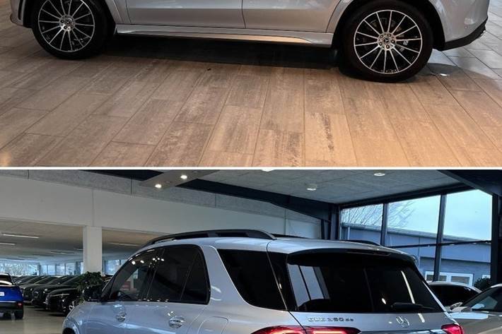 Sølv Mercedes GLE350 de fra 2022