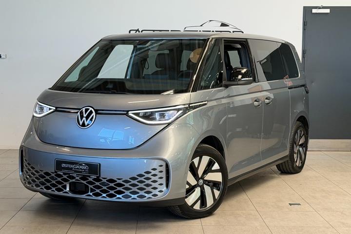 Sølv VW ID.Buzz fra 2025 set udefra
