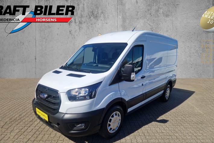 Hvid Ford Transit 350 L2 Van fra 2022