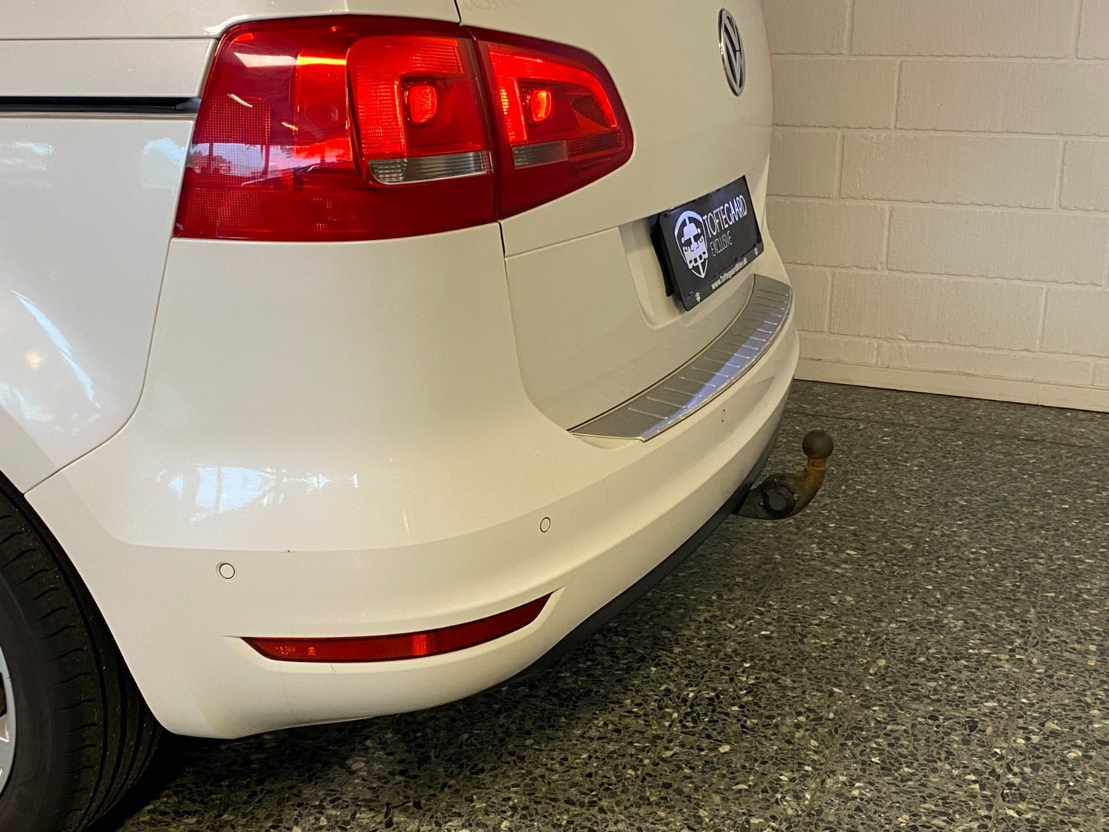 Hvid VW Sharan fra 2013
