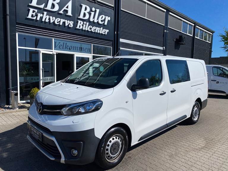 Toyota ProAce 2,0 D 120 Long Comfort Mandskabsvogn