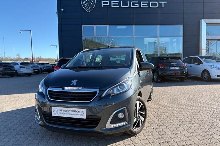 Rød Peugeot 108 fra 2021