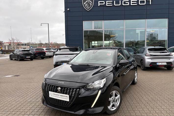 Sort Peugeot 208 fra 2020