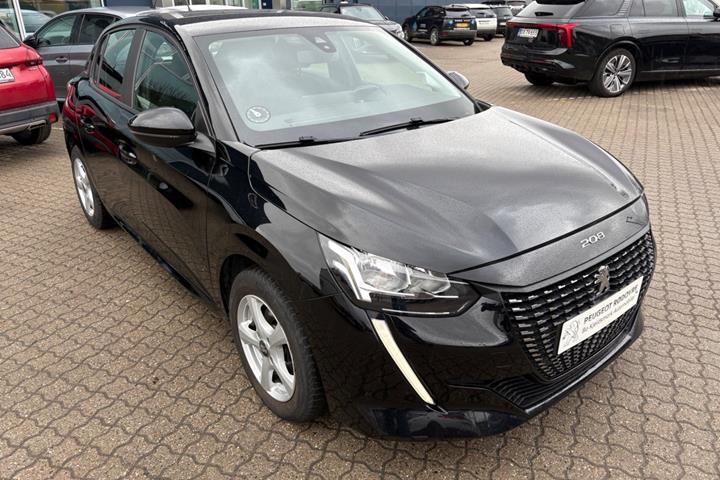 Sort Peugeot 208 fra 2020