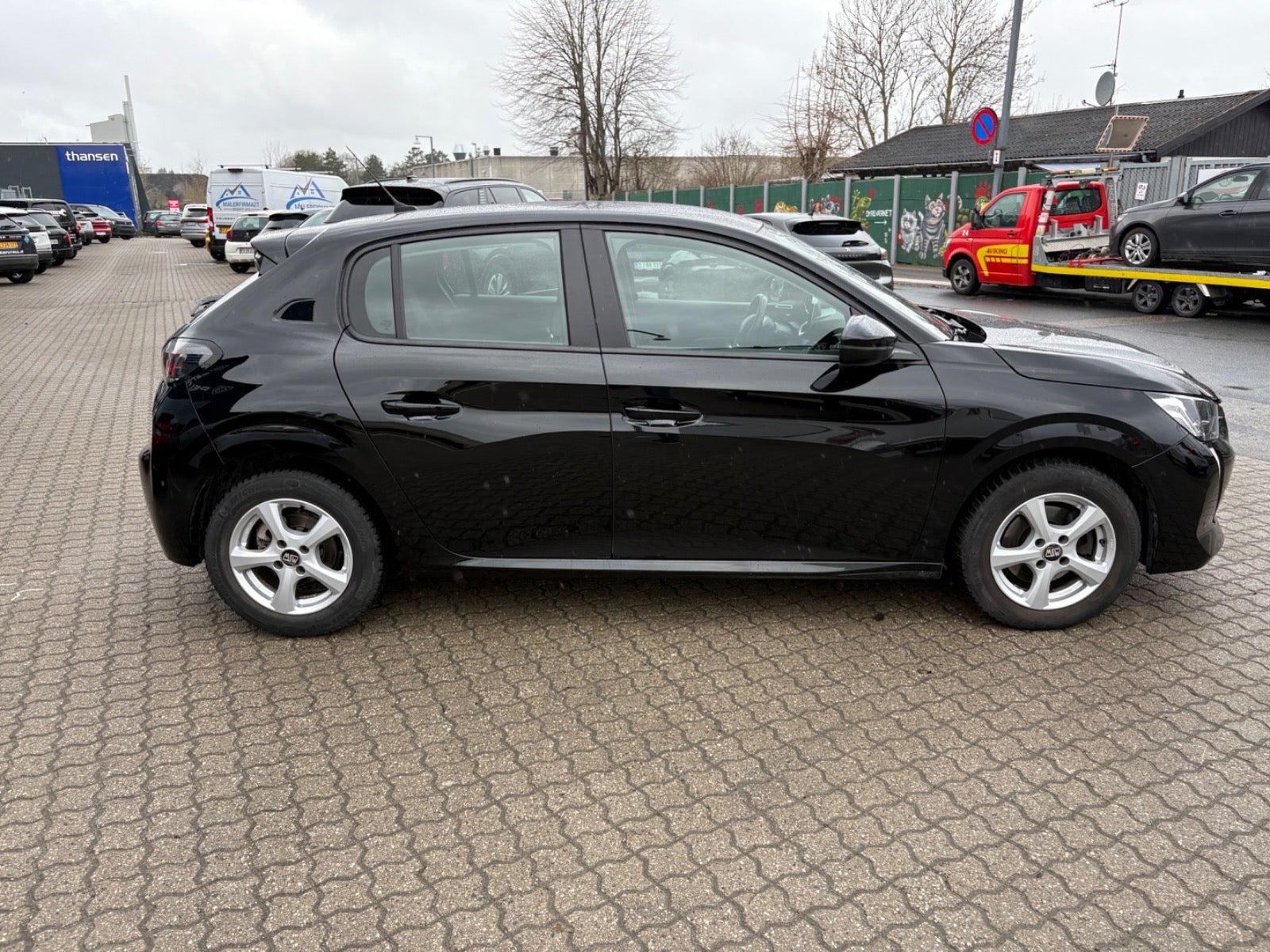 Sort Peugeot 208 fra 2020
