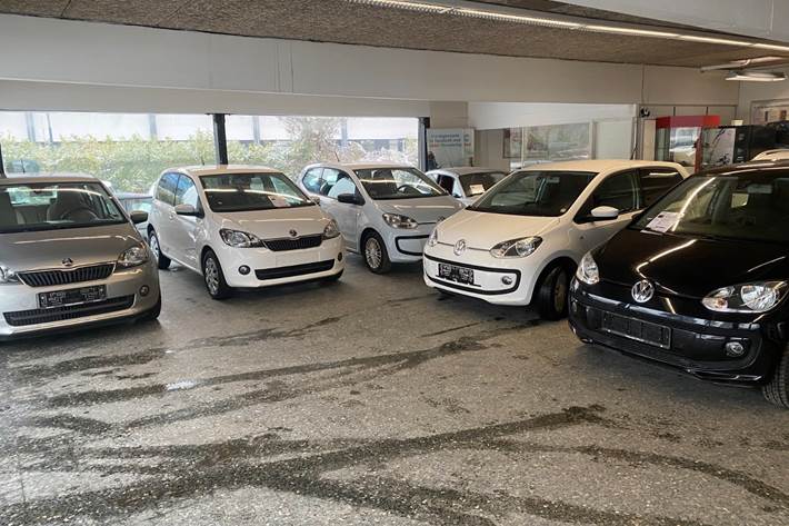 Rød Seat Mii fra 2016