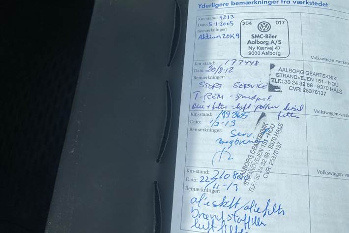 Sort VW Lupo fra 2004