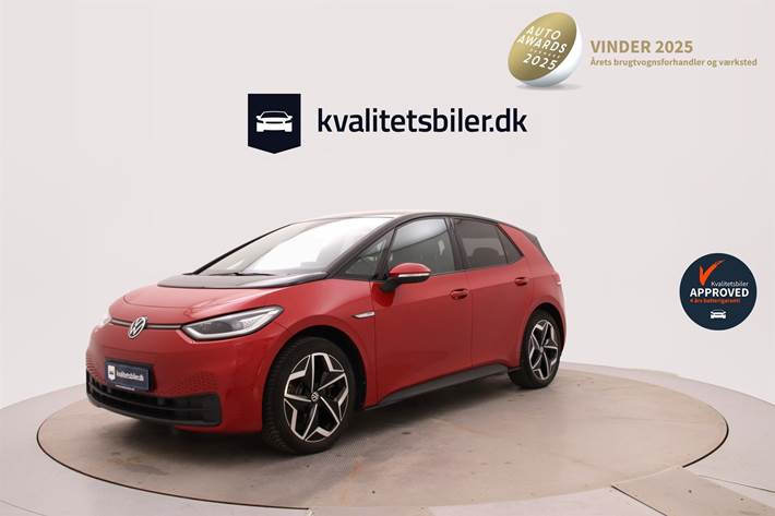 Rød VW ID.3 fra 2021