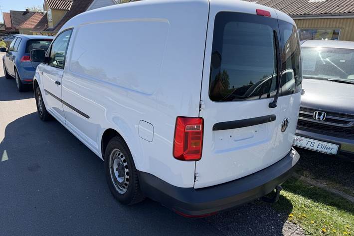 Hvid VW Caddy Maxi fra 2016
