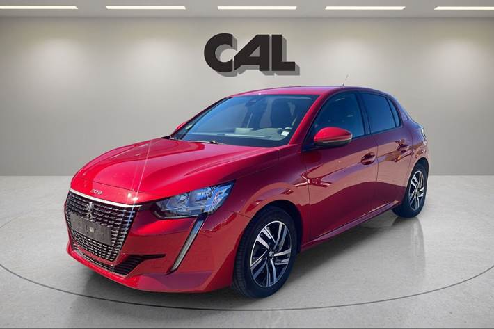 Rød Peugeot 208 fra 2020