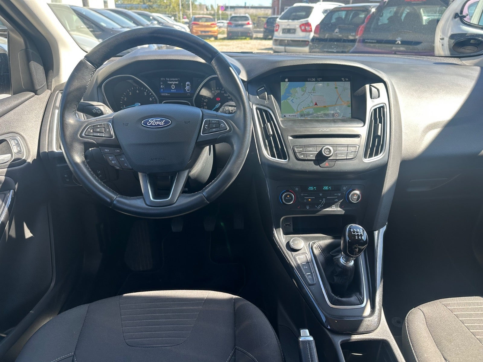 Grå Ford Focus fra 2018