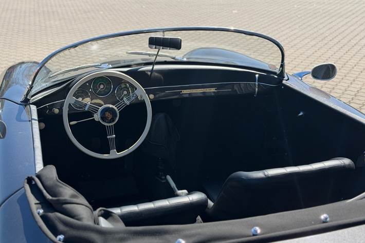 Grå Porsche 356 fra 1969