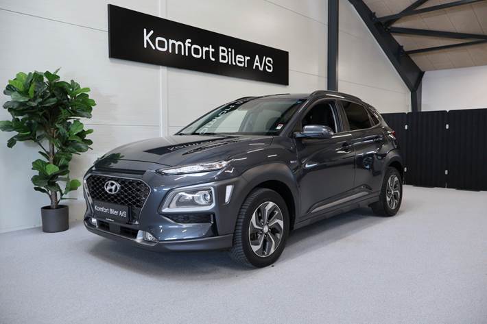 Grå Hyundai Kona fra 2020