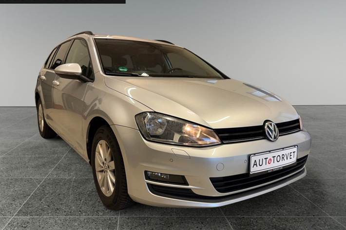 Sølv VW Golf VII fra 2014