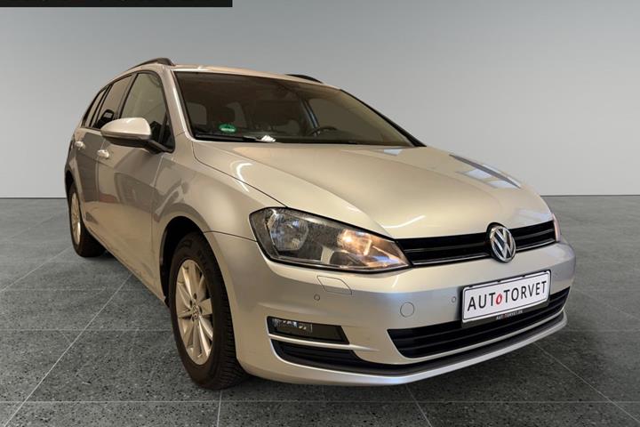 Sølv VW Golf VII fra 2014