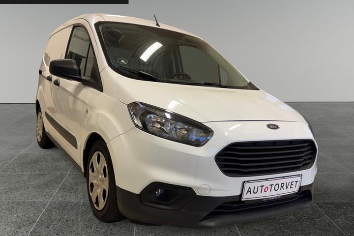 Hvid Ford Transit Courier fra 2020