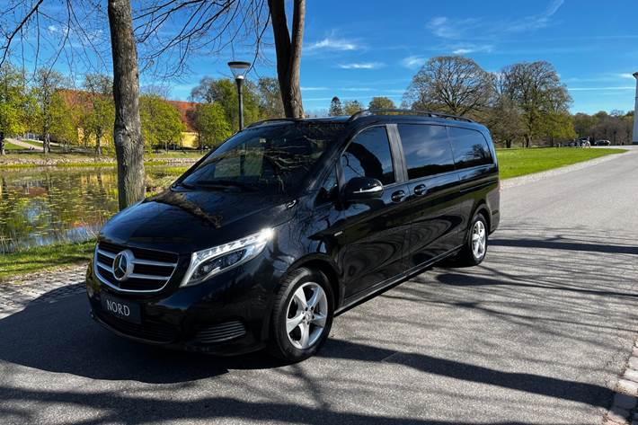 Grøn Mercedes V250 d fra 2015