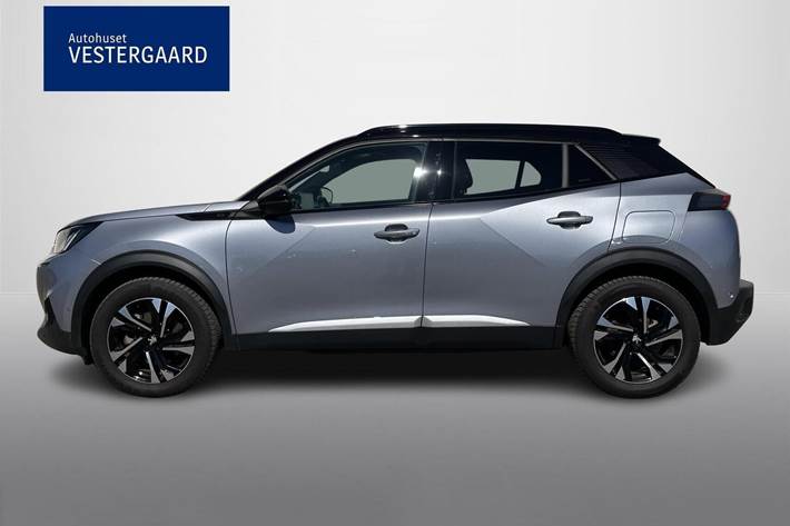 Grå Peugeot e-2008 fra 2021