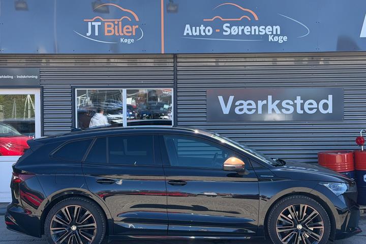 Sort Skoda Enyaq fra 2021