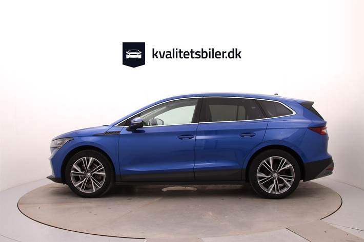 Blå Skoda Enyaq fra 2022