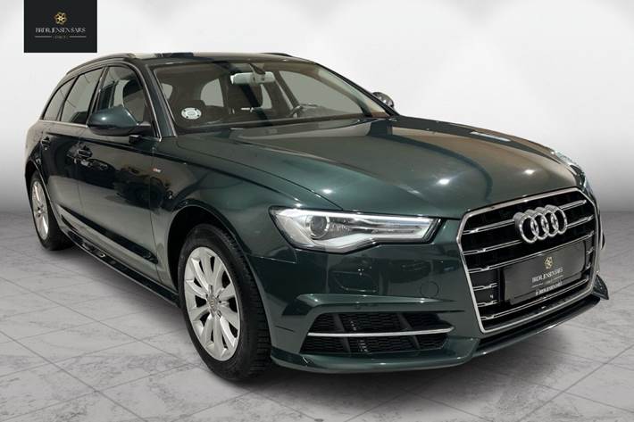 Grøn Audi A6 fra 2017