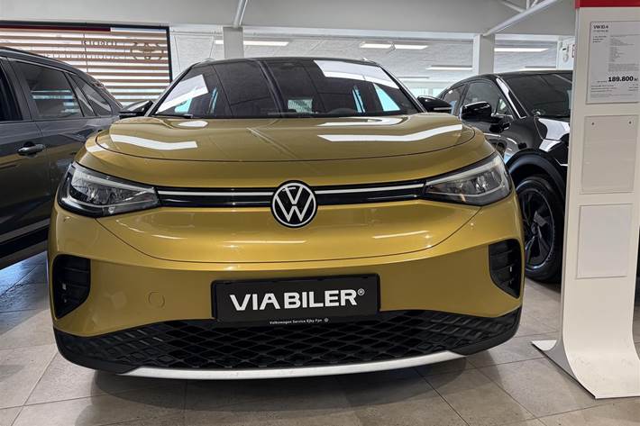 Gul VW ID.4 fra 2020