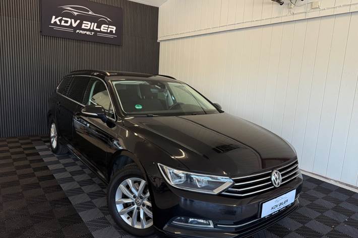 Sort VW Passat fra 2018